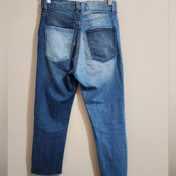 Revice 2 tone yin yang mid rise jeans women size size 26 - Picture 3 of 5